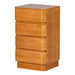 WOOOD Ladekast Fejo MDF, Met 4 lades - Bruin - ThatLyfeStyle