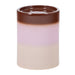 WOOOD Ronde Bijzettafel Ollo Keramiek, 35cm - Roze/Bruin - ThatLyfeStyle