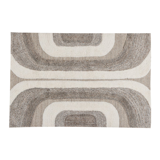 WOOOD Vloerkleed Moro Wolmix, 170 x 240cm - Lightgrijs - ThatLyfeStyle