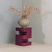WOOOD Bijzettafel Jessa 30 x 30cm - Paars/Bruin - Vierkant - ThatLyfeStyle