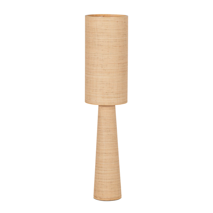 WOOOD Vloerlamp Syro Raffia, 130cm - Naturel - ThatLyfeStyle