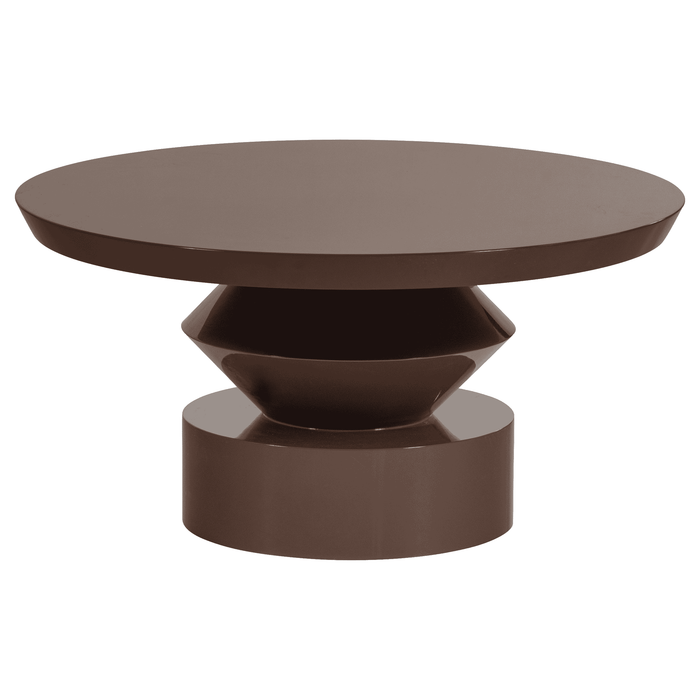 WOOOD Salontafel Auren 80cm - Bruin - Rond