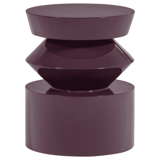 WOOOD Bijzettafel Auren 40cm - Paars - Rond - ThatLyfeStyle