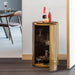 WOOOD Bijzettafel Sera 72cm - Honey Yellow - Rond