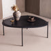 WOOOD Organische Salontafel Kota 92 x 67cm - Zwart