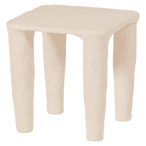 WOOOD Bijzettafel Vion 40cm - Off White - Vierkant