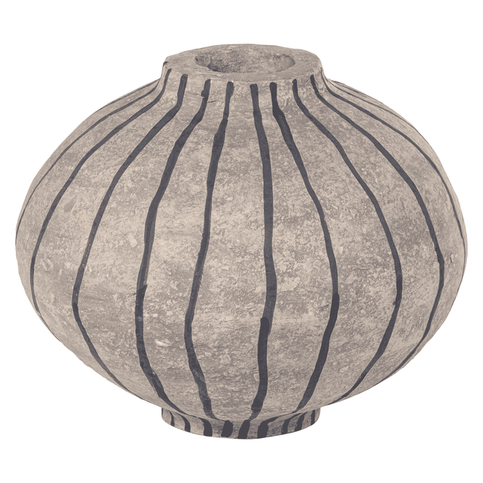 WOOOD Vaas Karo, 35cm - Zand