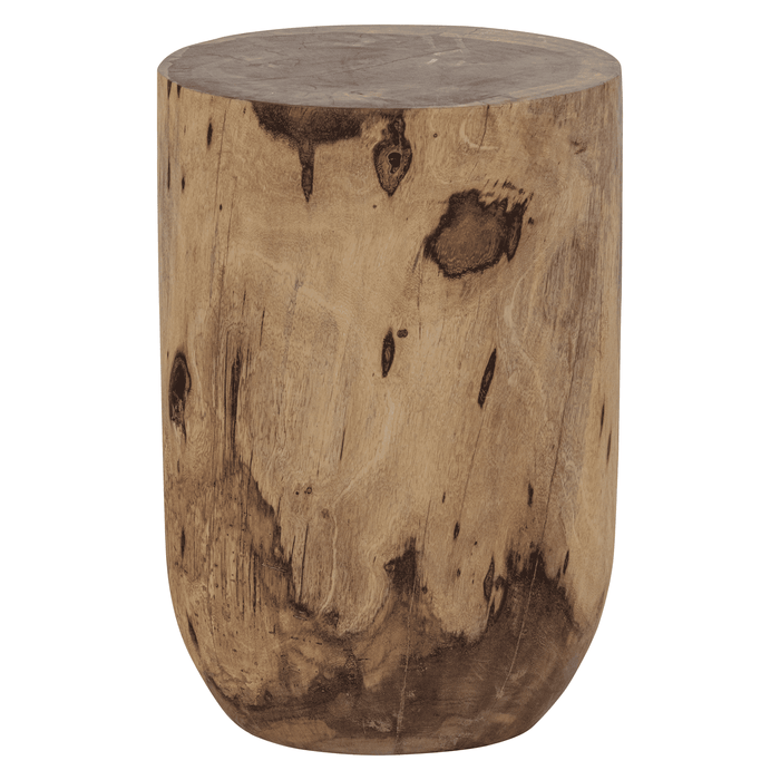 WOOOD Bijzettafel Viri 35cm - Naturel - Rond