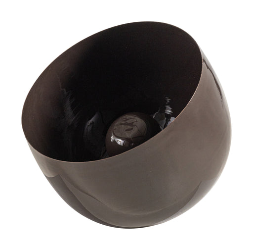 WOOOD Tafellamp Mero Ø35cm - Donkerbruin
