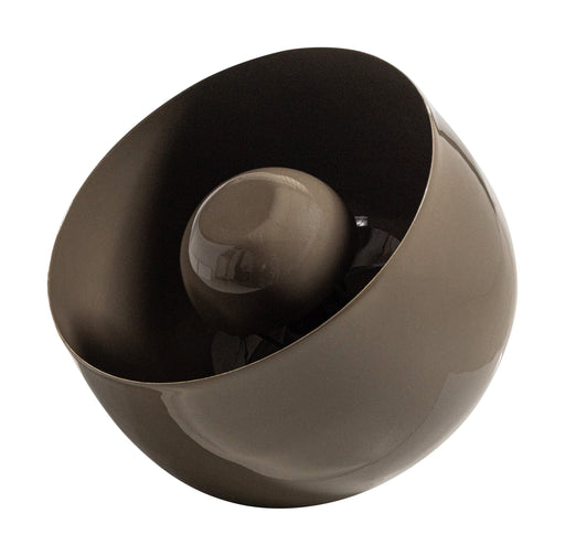 WOOOD Tafellamp Mero Ø26cm - Mokkabruin