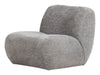 WOOOD Fauteuil Nomu Craquelé Velvet - Lichtblauw