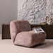 WOOOD Fauteuil Nomu Craquele velvet - Lichtroze - ThatLyfeStyle