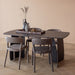 WOOOD Deens Ovale Eettafel Veere Eiken 180 x 100cm - Mystic Brown - Ovaal
