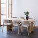 WOOOD Deens Ovale Eettafel Veere Eiken 220 x 100 cm Naturel