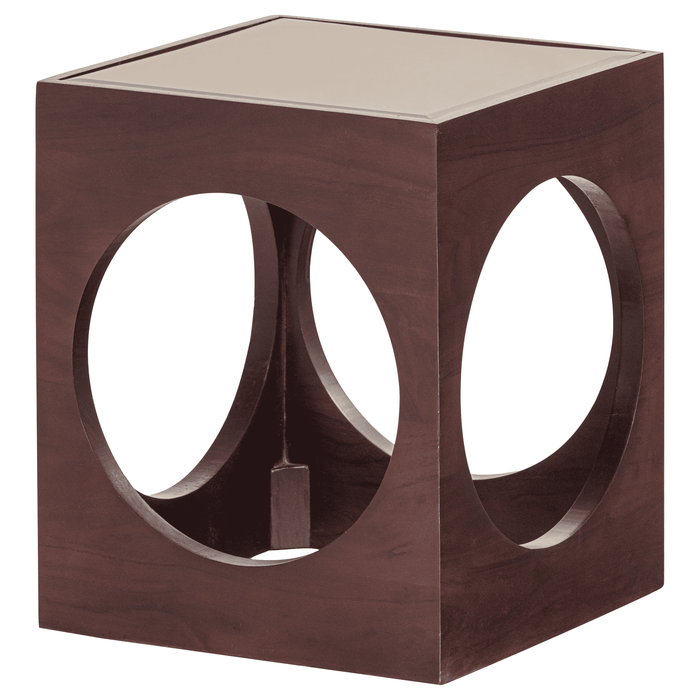 WOOOD Bijzettafel Trax Acaciahout, 37cm - Bruin - Vierkant