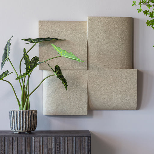WOOOD Wandpaneel Tide 86x86cm - Zand - ThatLyfeStyle