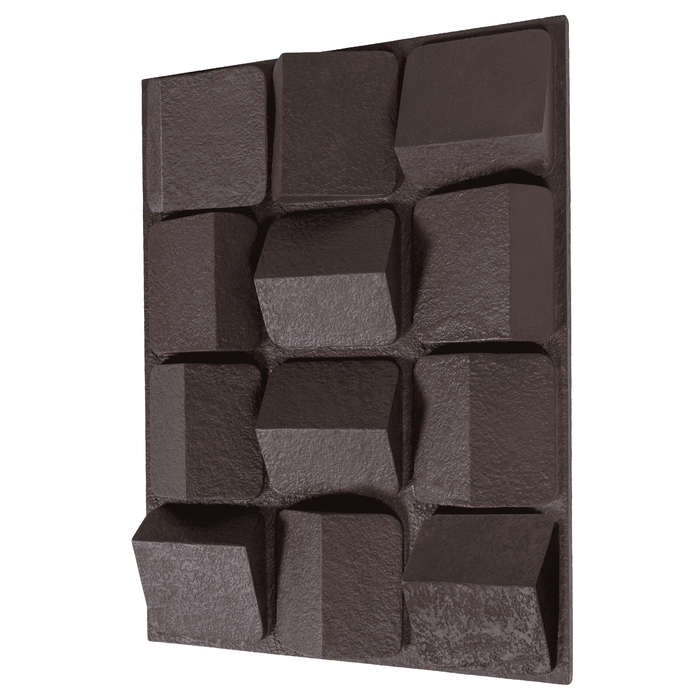 WOOOD Wandpaneel Axis 81x61cm - Bruin
