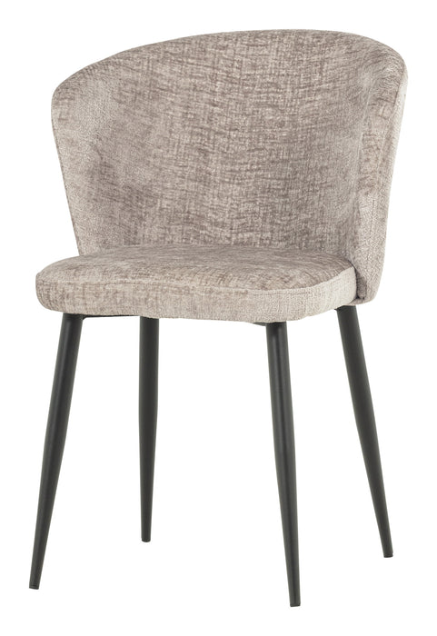 WOOOD Eetkamerstoel Luse Velvet - Beige