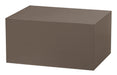 WOOOD Salontafel Savo Hoogglans MDF, 80 x 60cm - Mokkabruin