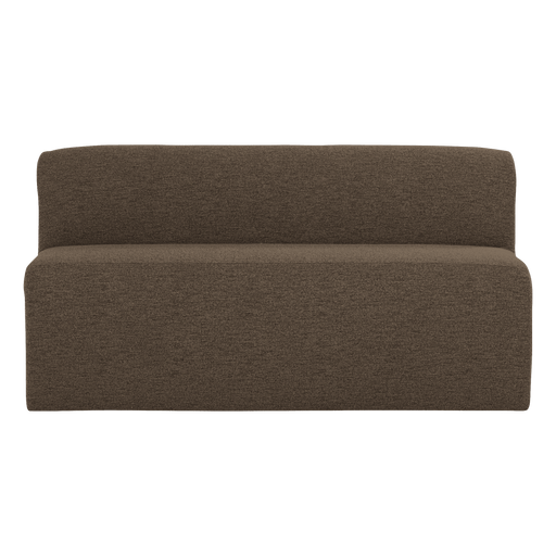 WOOOD Modulaire Eetkamerbank Mojo Base 164cm, Bouclé - Bruin