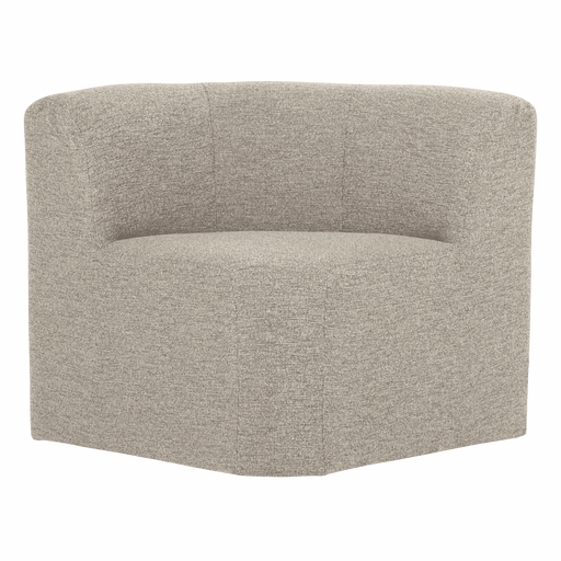 WOOOD Modulaire Eetkamerbank Mojo Base Bouclé, Hoek 80cm - Beige