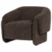 WOOOD Fauteuil Moru Chenille - Donkerbruin