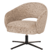 WOOOD Draaifauteuil Pico Velvet - Zand