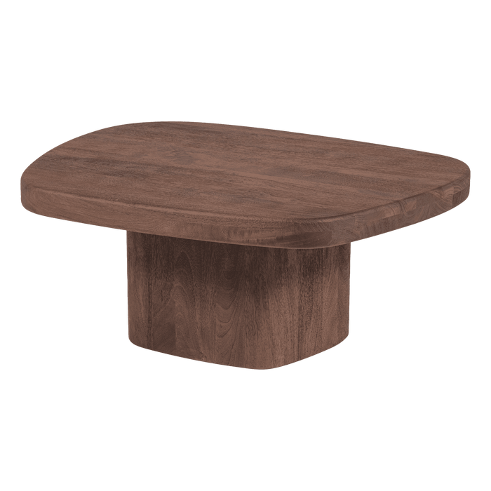 WOOOD Organische Salontafel Nodu Mangohout, 99 x 83cm - Bruin