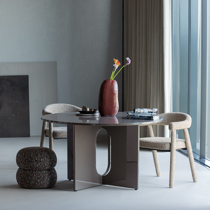 WOOOD Ronde Eettafel Marvo Ø130cm - Mokkabruin
