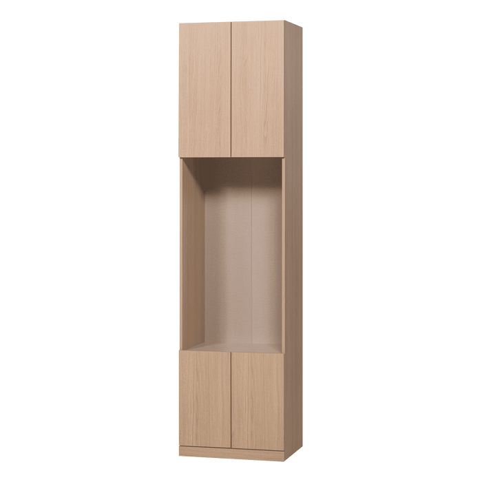 WOOOD Opbergkast Build Half open, Eikenlook, 215 x 54cm - Naturel