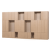 WOOOD Opbergkast Build Eikenlook, 215 x 376cm - Naturel