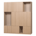 WOOOD Opbergkast Build Eikenlook, 215 x 188cm - Naturel