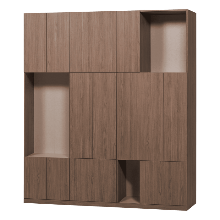 WOOOD Opbergkast Build Eikenlook, 215 x 188cm - Bruin