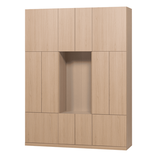 WOOOD Opbergkast Build Eikenlook, 215 x 162cm - Naturel