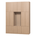 WOOOD Opbergkast Build Eikenlook, 215 x 162cm - Naturel