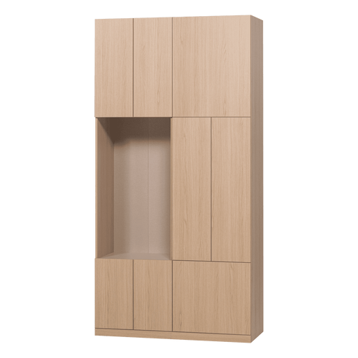 WOOOD Opbergkast Build Eiken, 215 x 108cm - Naturel