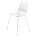 Set van 4 - Nest of Nora Eetkamerstoelen Zoey - Metaal - Wit