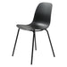 Set van 4 - Nest of Nora Eetkamerstoelen Zoey - Metaal - Zwart