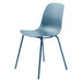 Set van 4 Nest of Nora Eetkamerstoelen Zoey - Metaal - Dusty Blue