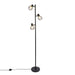 Design vloerlamp zwart 3-lichts verstelbaar - Mesh - ThatLyfeStyle