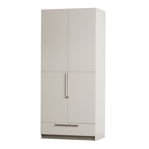 WOOOD Kledingkast Pure Grenenhout, 2-deurs - Dust - ThatLyfeStyle