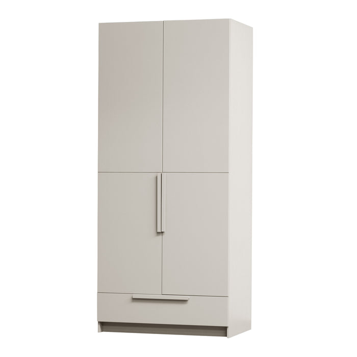 WOOOD Kledingkast Pure Grenenhout, 2-deurs - Dust