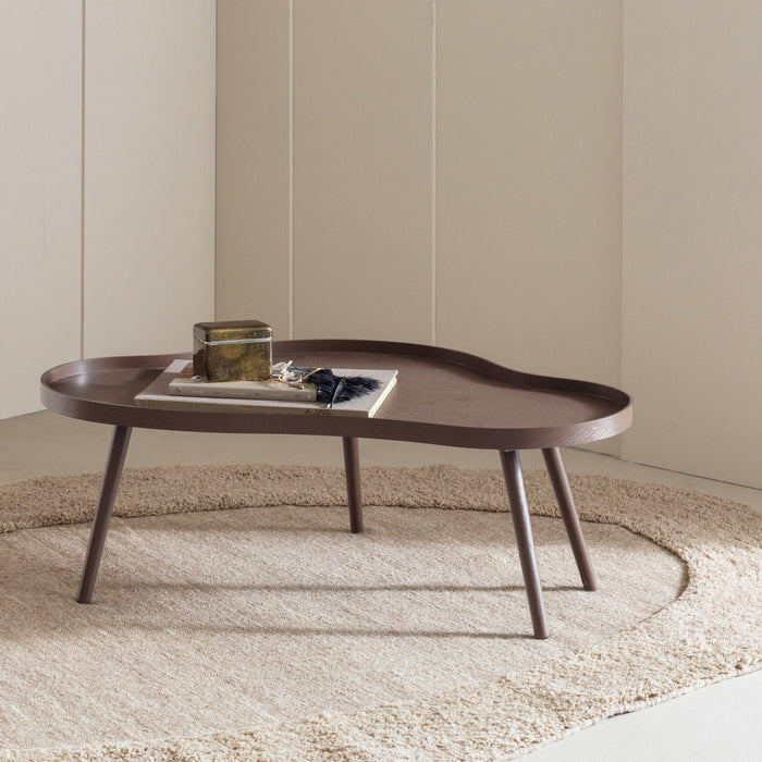 WOOOD Organische Bijzettafel Mae 100 x 58cm - Bruin