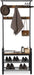 MAZAZU - Industriële kapstok met schoenenrek Industrieel - ThatLyfeStyle