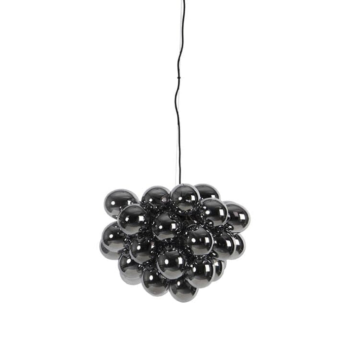 Design hanglamp smoke glas 8-lichts rond - Uvas - ThatLyfeStyle
