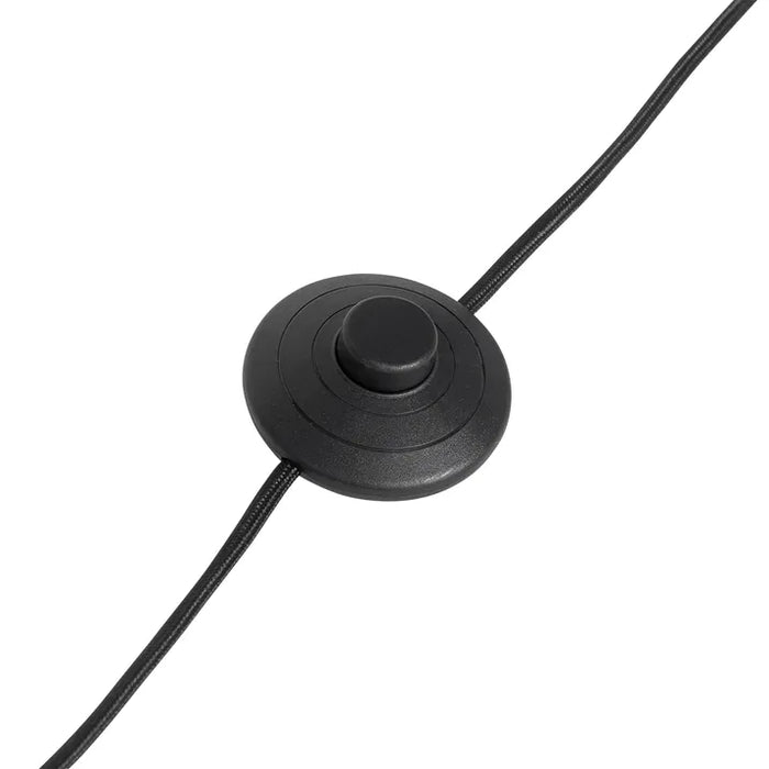 Oosterse vloerlamp zwart met bamboe - Yvonne - ThatLyfeStyle