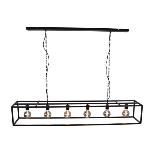 Urban Interiors Hanglamp Frame XL 6-lamps - Zwart