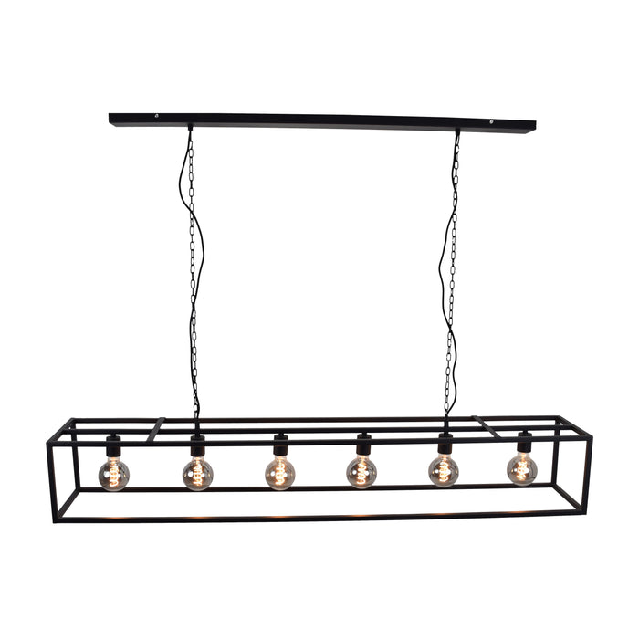 Urban Interiors Hanglamp Frame XL 6-lamps - Zwart
