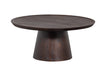 vtwonen Ronde Salontafel Coffee A Gogo Mangohout, 90cm - Walnoot