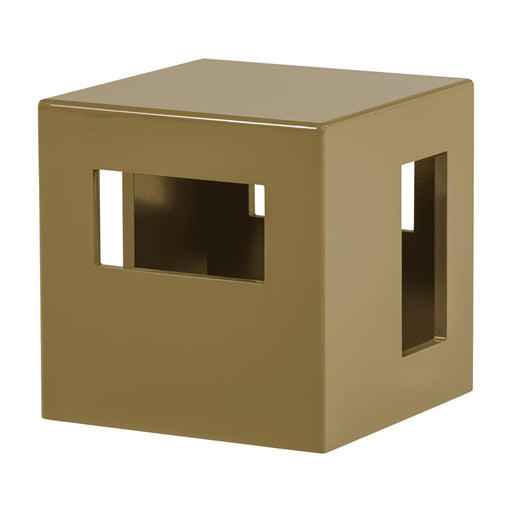 vtwonen Bijzettafel Modern 40 x 40cm - Honinggeel - Vierkant - ThatLyfeStyle